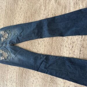Shyanne Dark Blue Flare Jeans